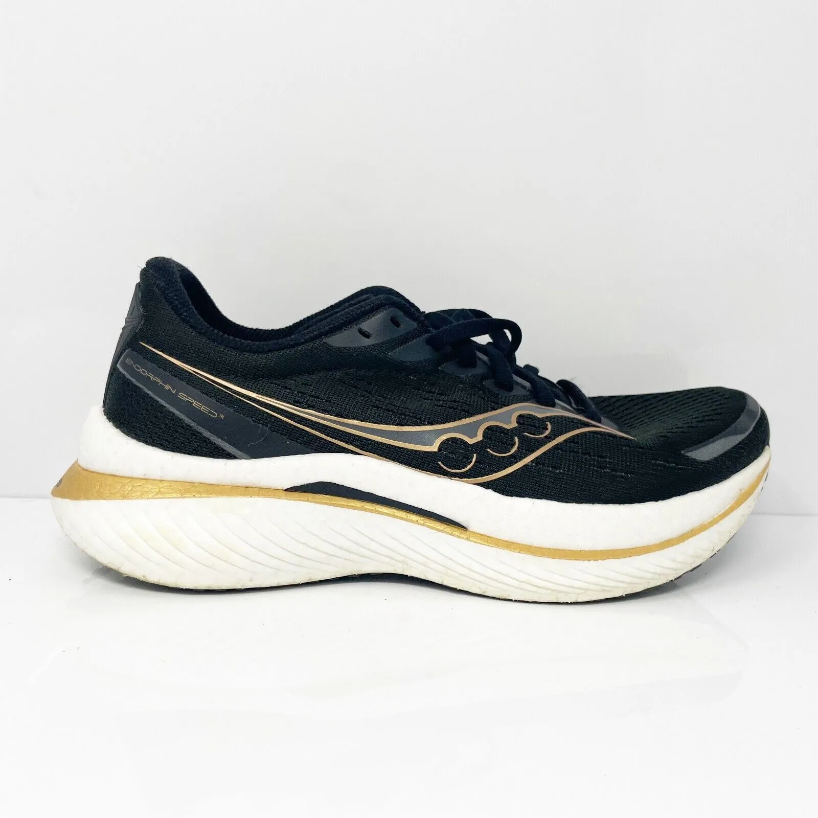 Saucony Womens Endorphin Speed 3 S10756-10 Black Running Shoes Sneakers Size 9