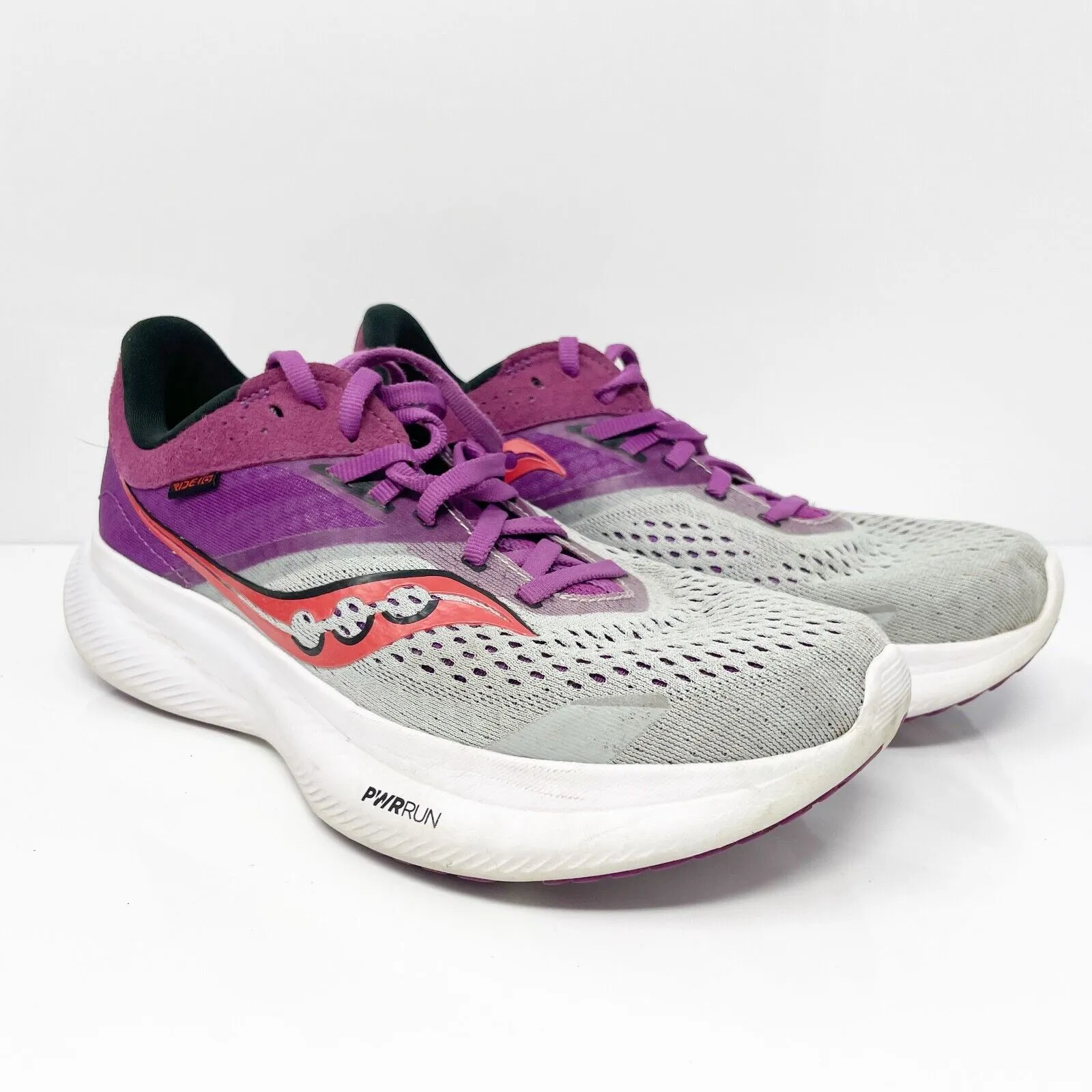 Saucony Womens Ride 16 S10831-91 Gray Running Shoes Sneakers Size 7.5W