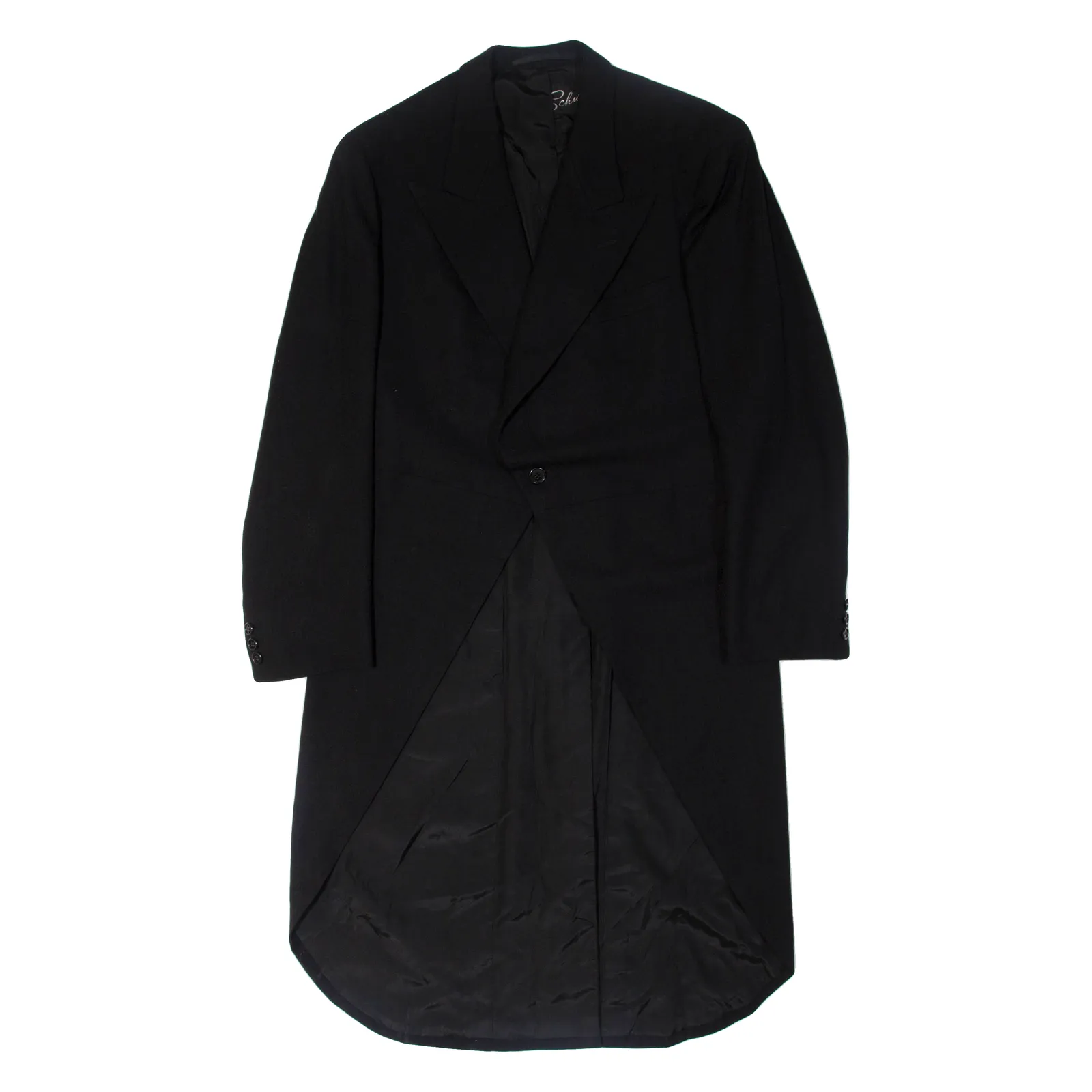 SCHEAVL Mens Overcoat Jacket Black S