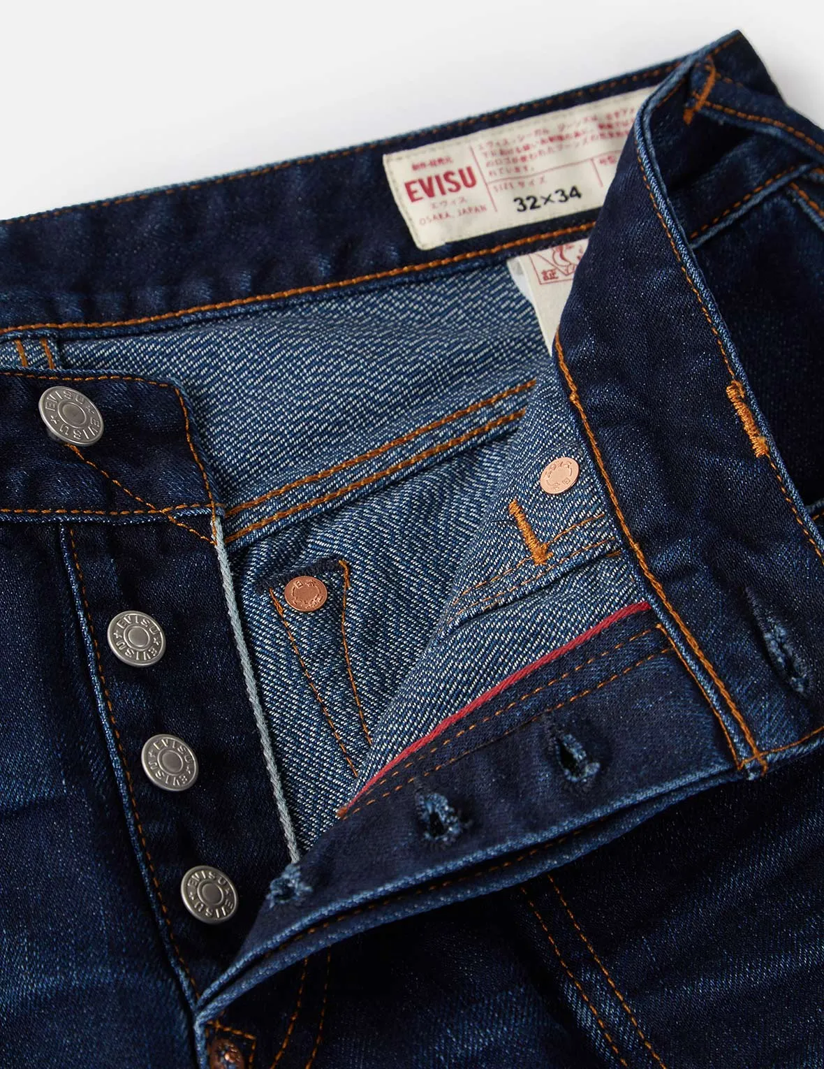 Seagull Appliqué Distressed Regular Straight Fit Jeans #2008