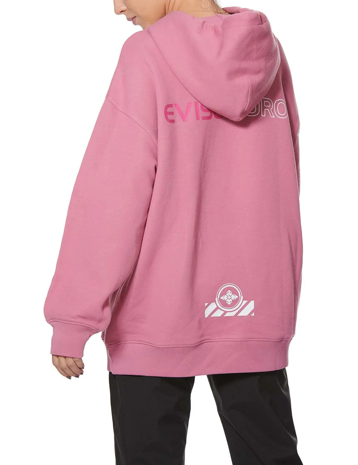 Seagull Print Oversized Hoodie