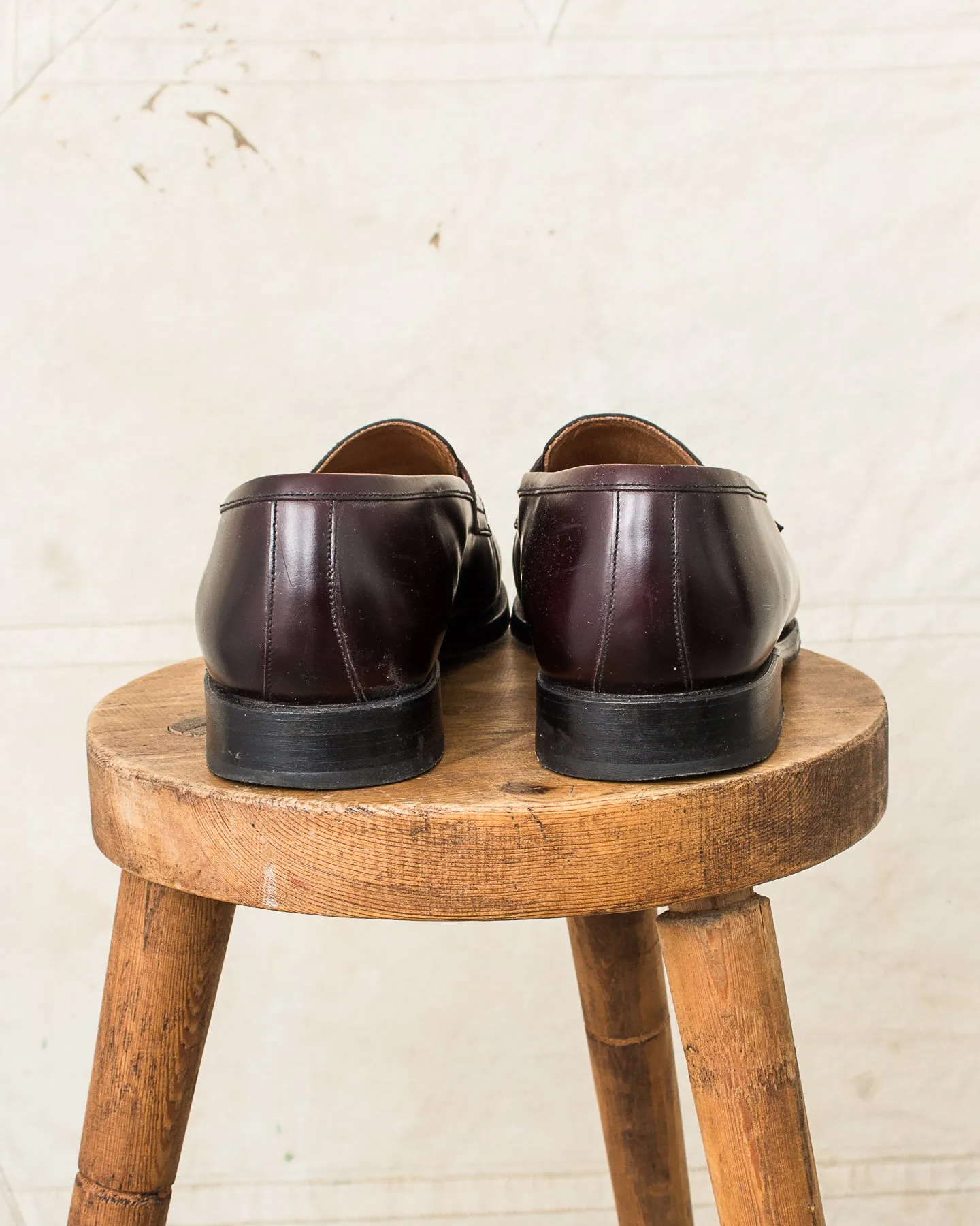 Second Hand Morjas The Penny Loafers Burgundy Calf