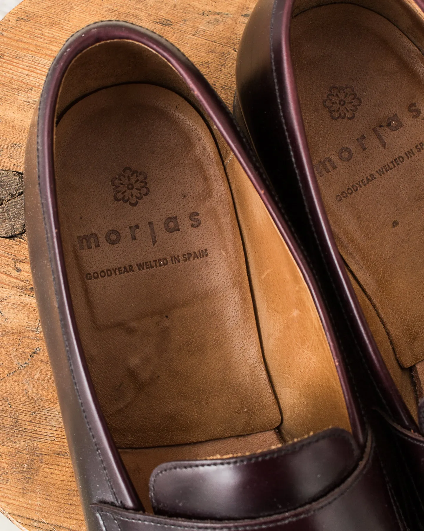 Second Hand Morjas The Penny Loafers Burgundy Calf