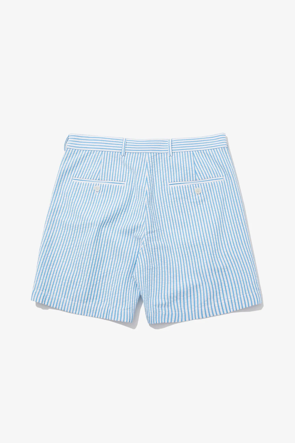 SEERSUCKER SHORTS - BLUE