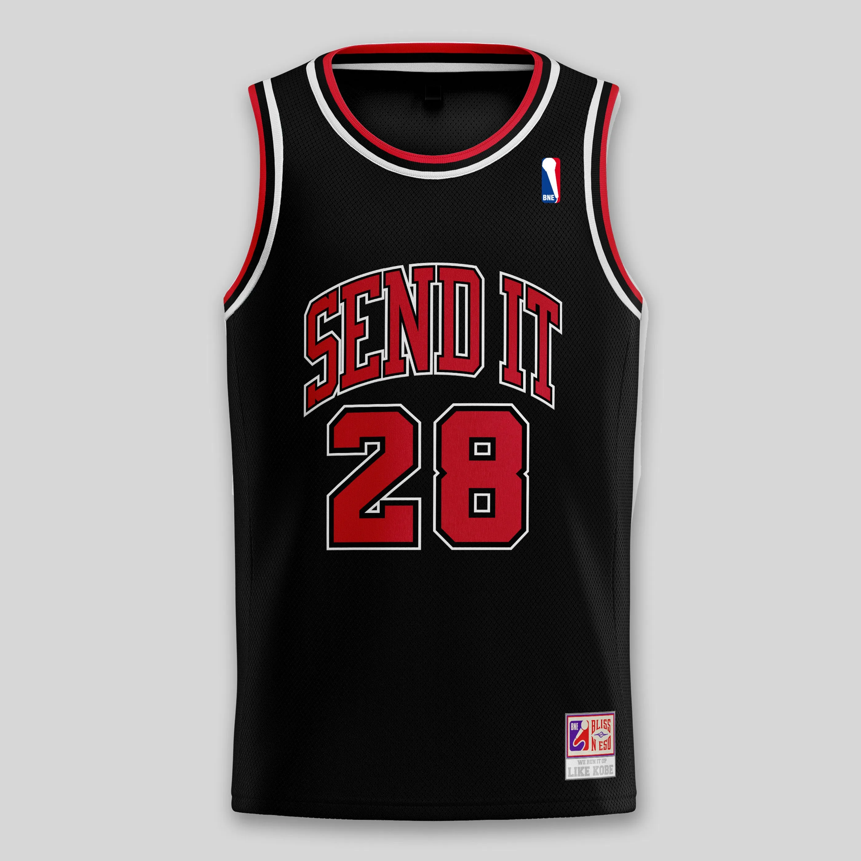 SEND IT BLACK BASKETBALL JERSEY