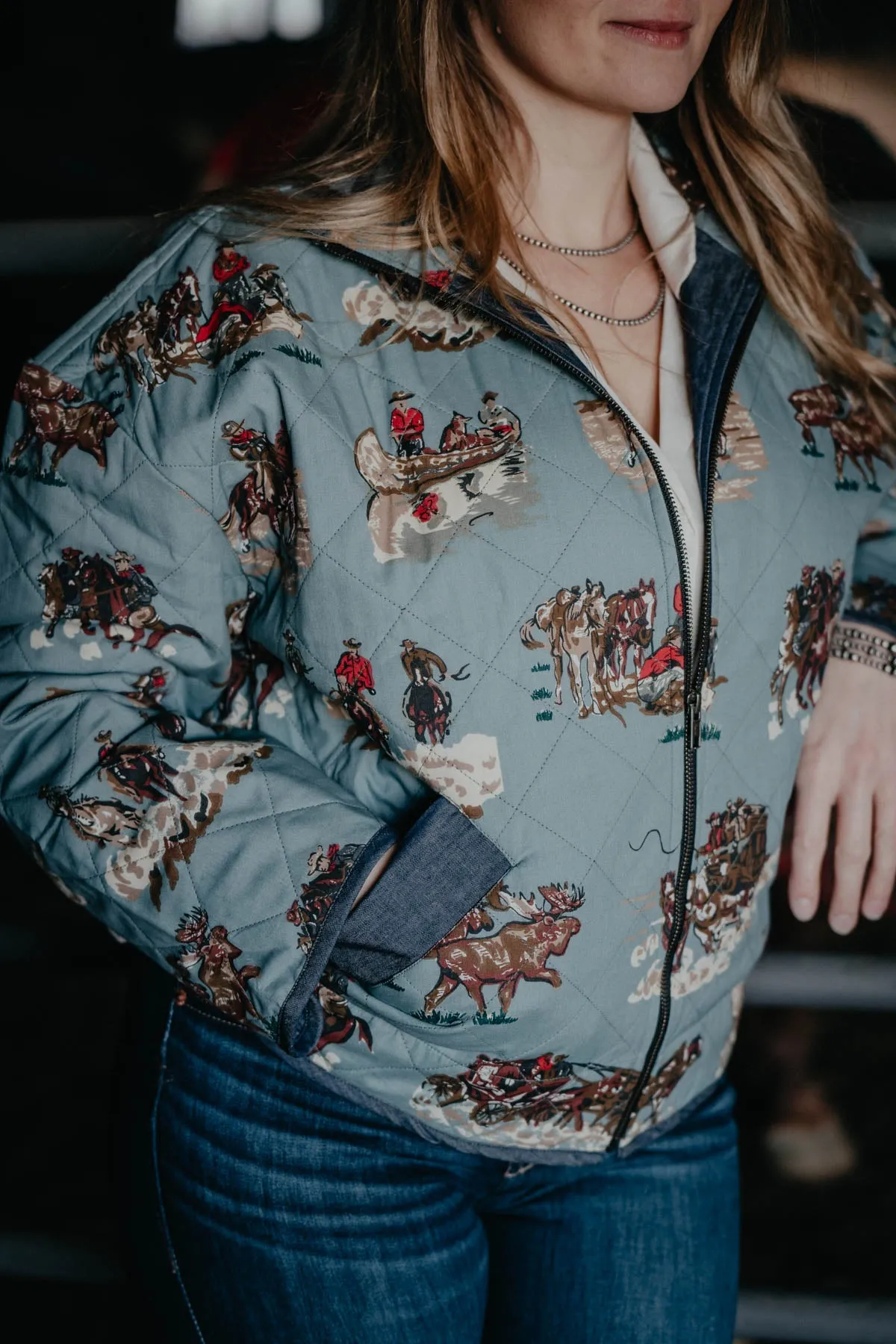 'Settler' Quilted Jacket by Tasha Polizzi (S & M ONLY)