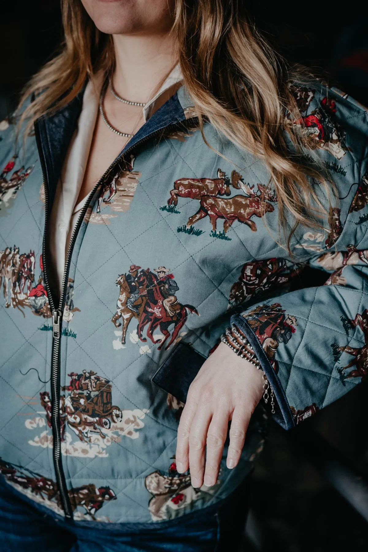 'Settler' Quilted Jacket by Tasha Polizzi (S & M ONLY)