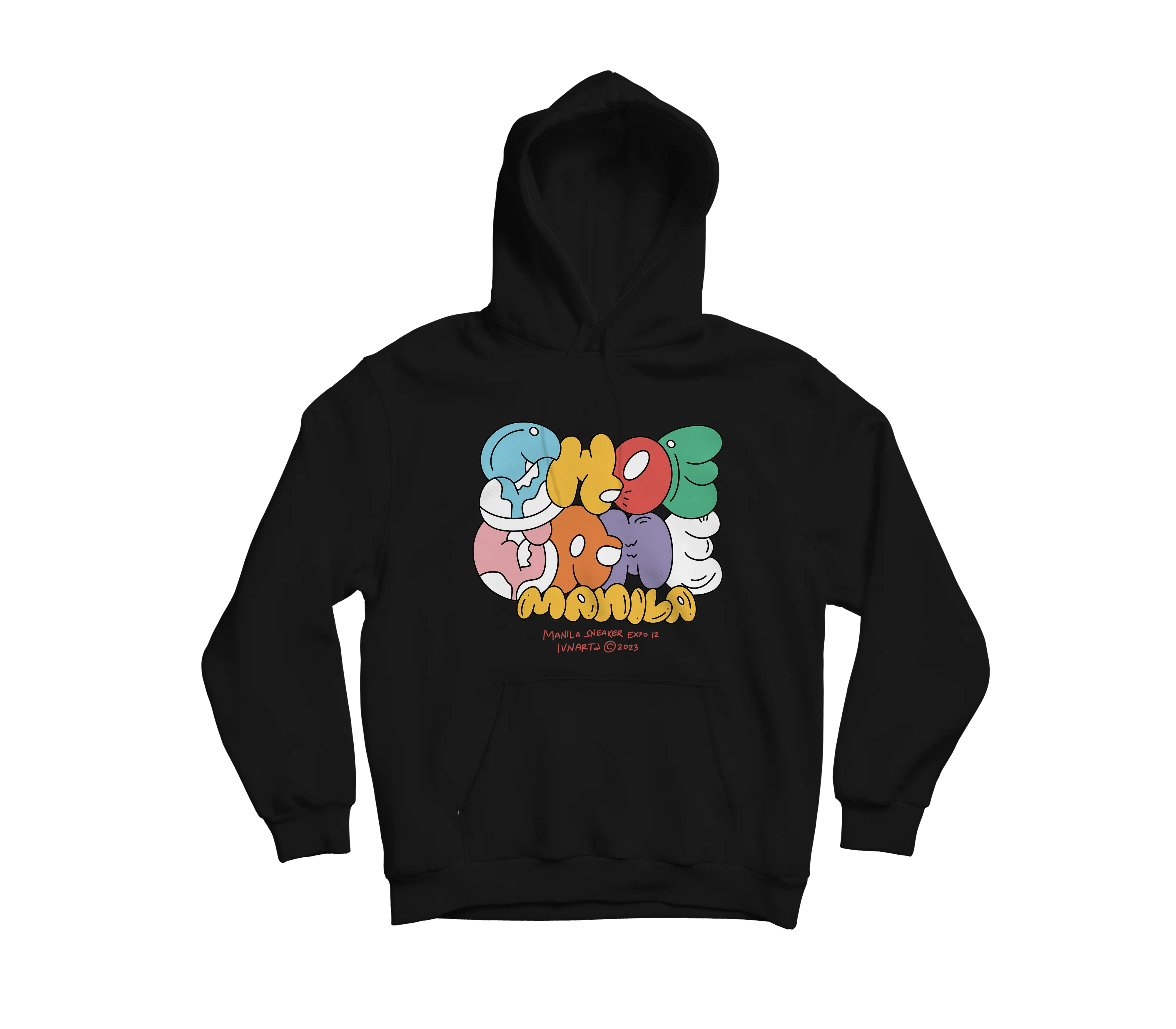 SGM 'Doodle' by Ivnarts HOODIE BLACK