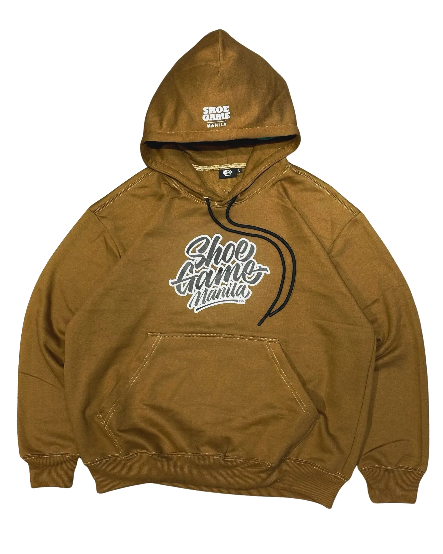 ShoeGame Manila Script Hoodie “Baroque Brown”