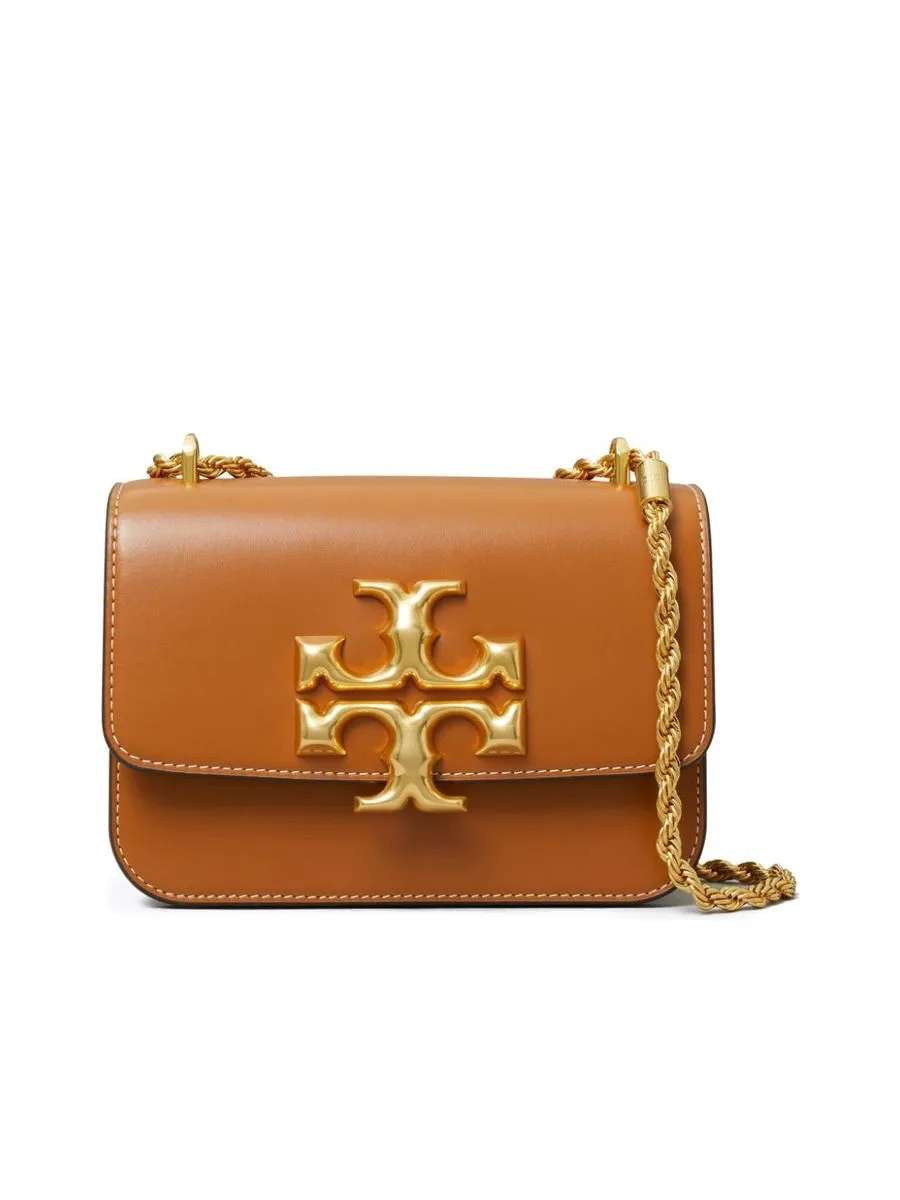 Shoulder Strap Bag With Goldtone Logo