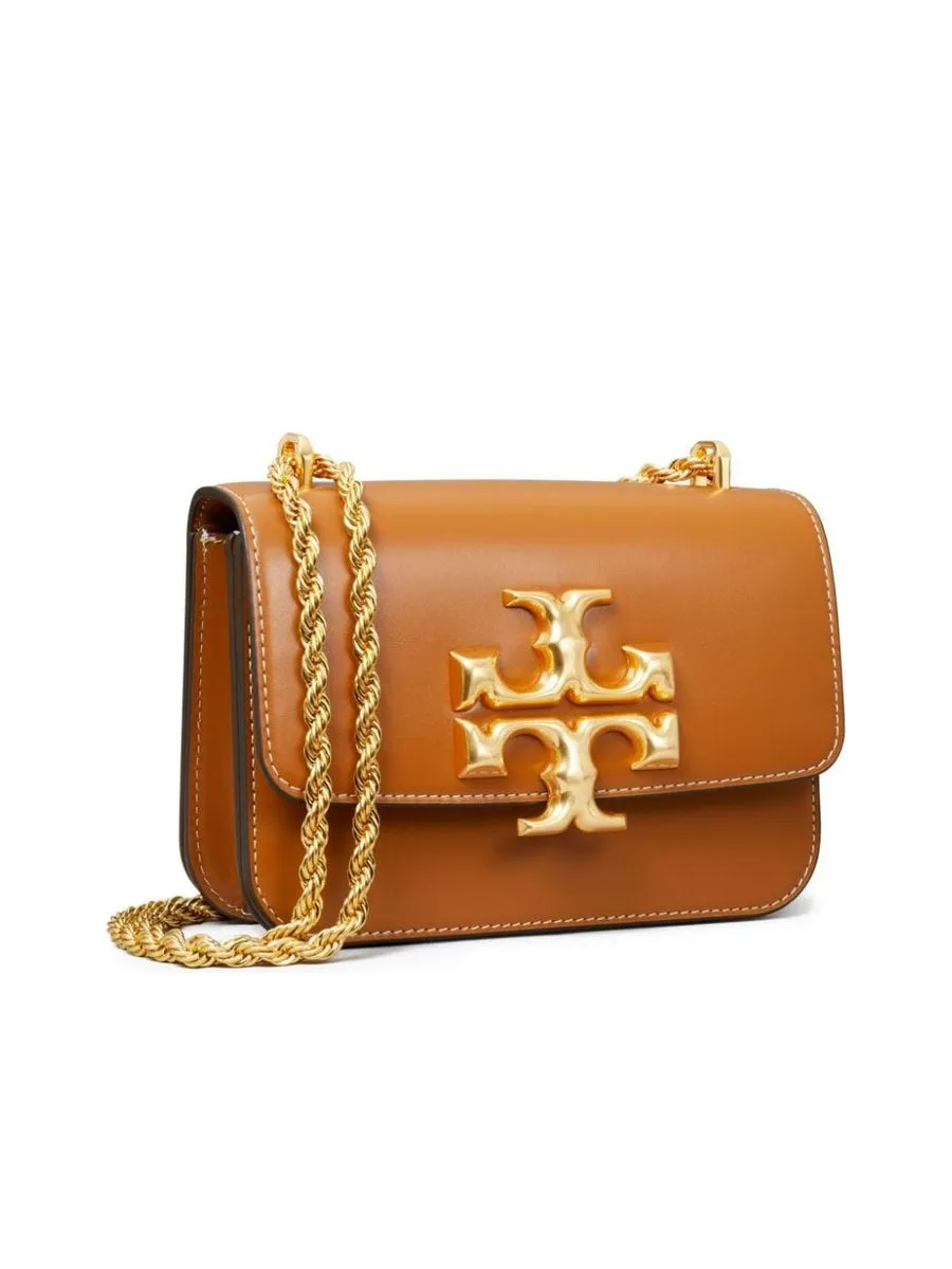 Shoulder Strap Bag With Goldtone Logo