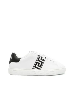Signature Greca Embroidery Sneakers