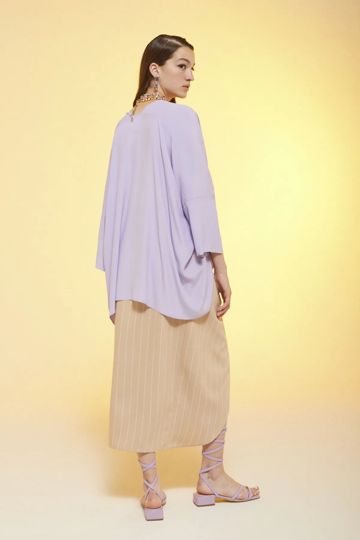 Silk blend cardigan