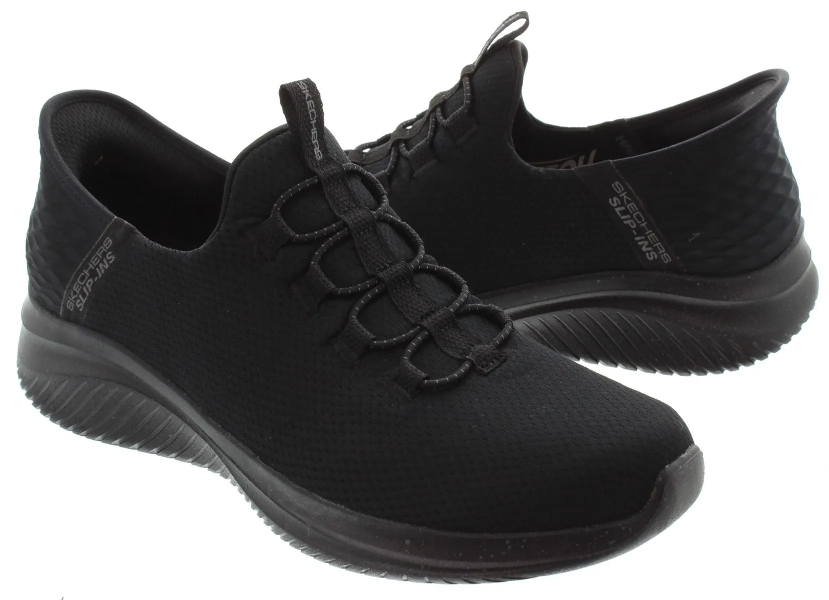 SKECHERS Mens Slip-ins 232452 Ultra Flex 3.0 - Right Away Trainers In Black