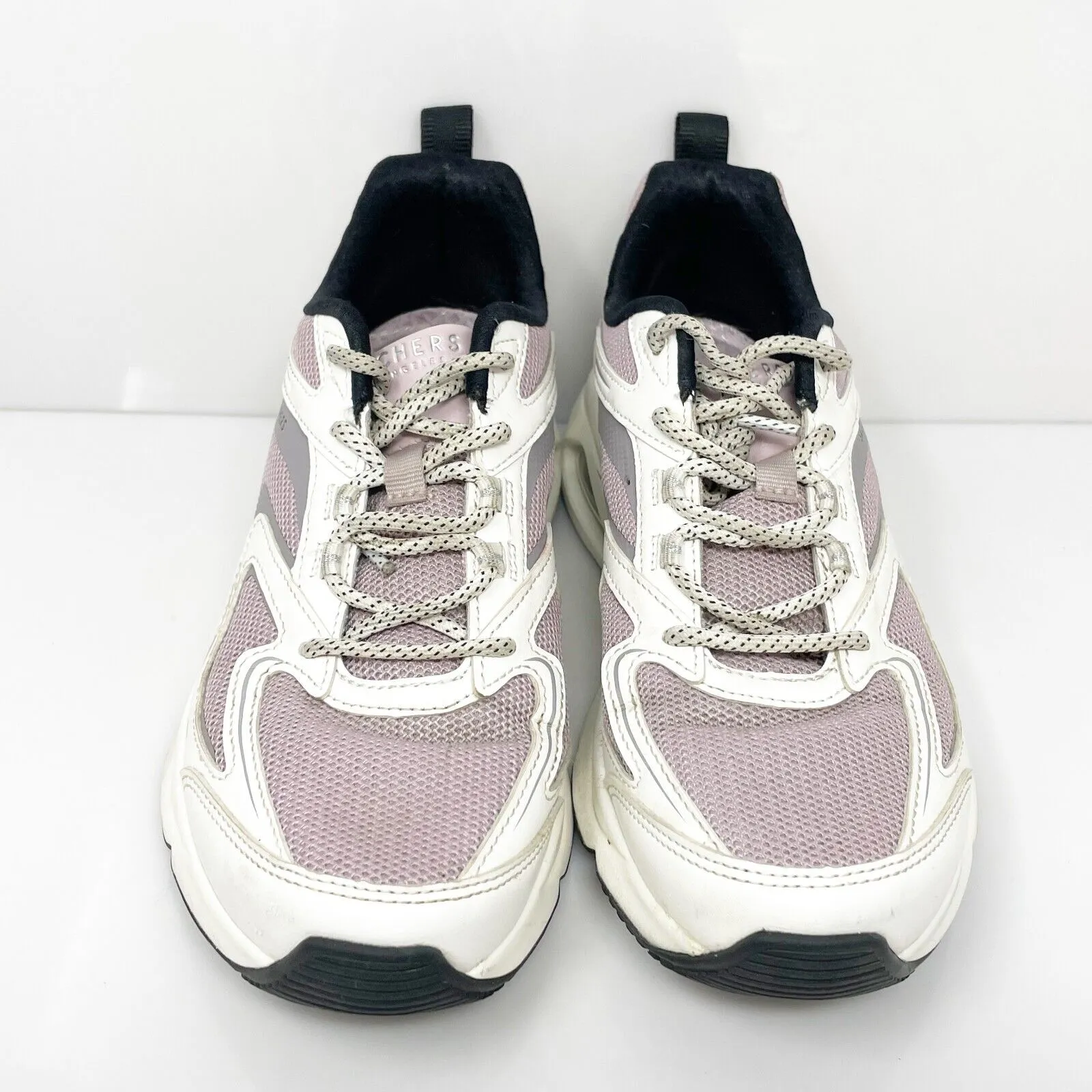 Skechers Womens Tres Air Uno Street Fl 177424 Purple Running Shoes Sneakers 7