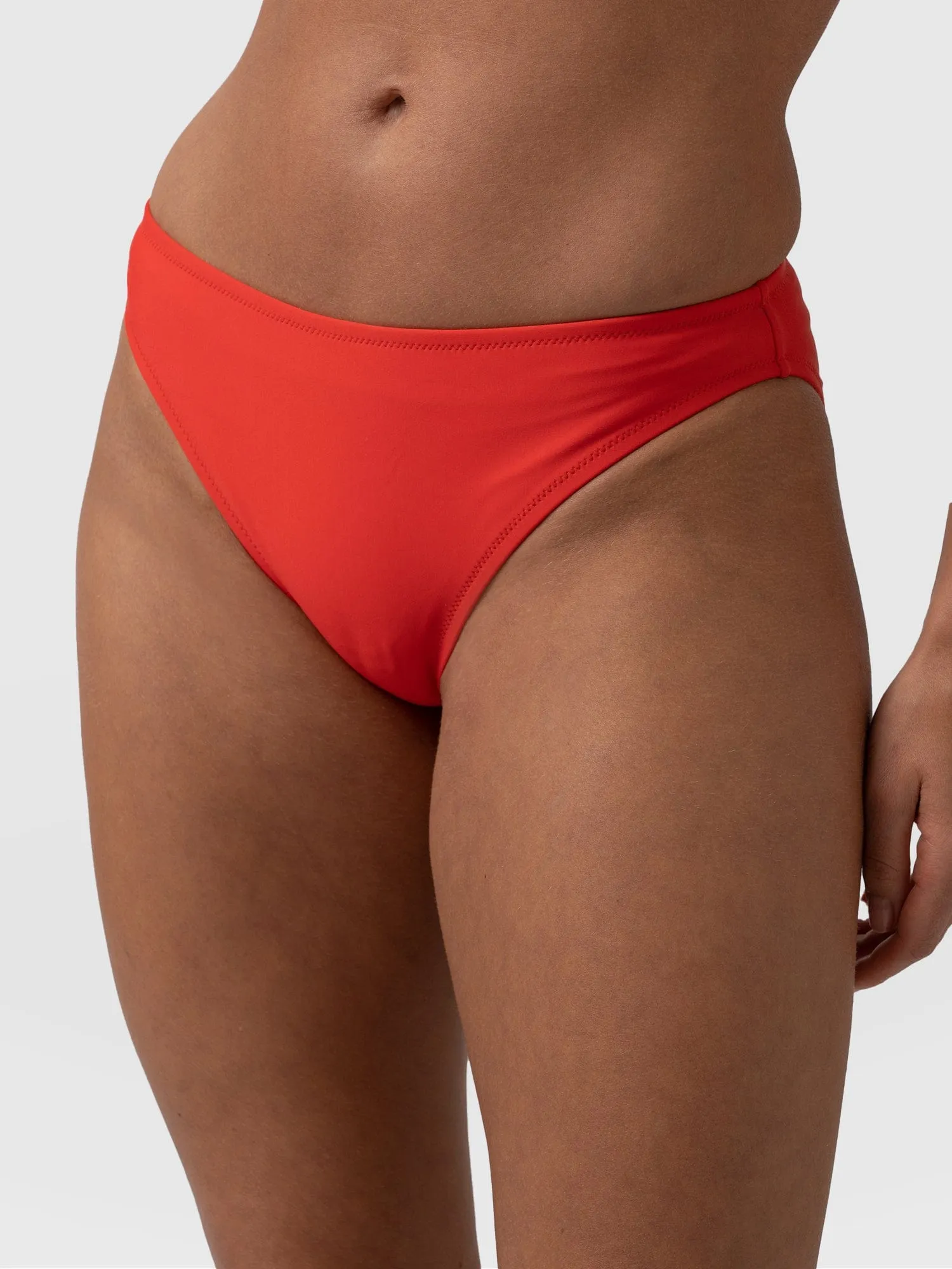 Skye Hipster Bikini Bottom - Red