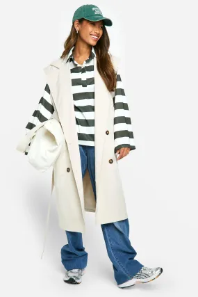 Sleeveless Trench Coat