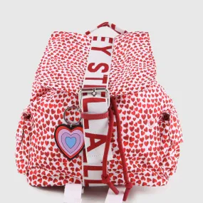 Stella Mccartney Backpack With All-Over Heart Print