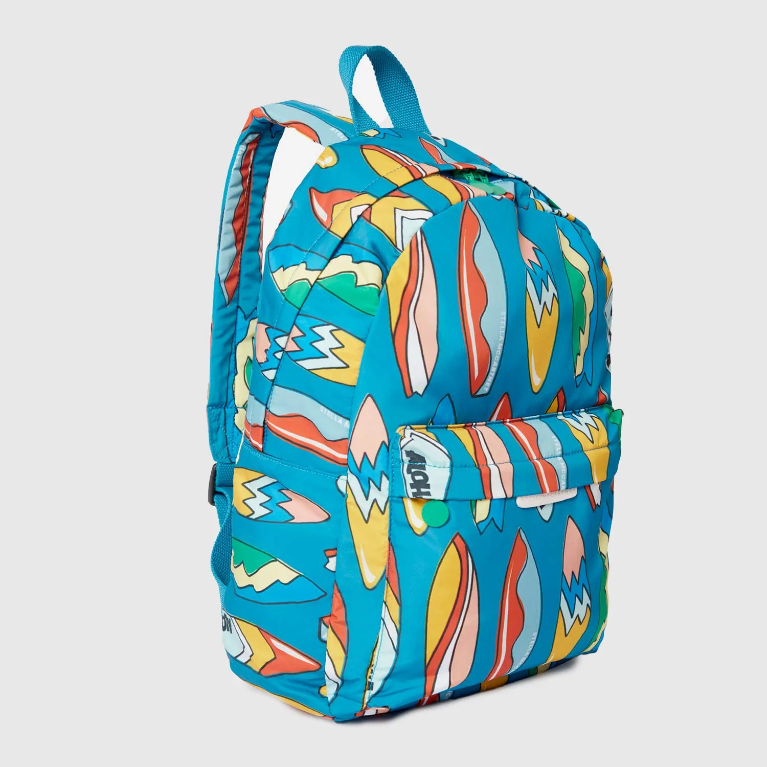 Stella Mccartney Backpack With Surfboard Prints For Boy