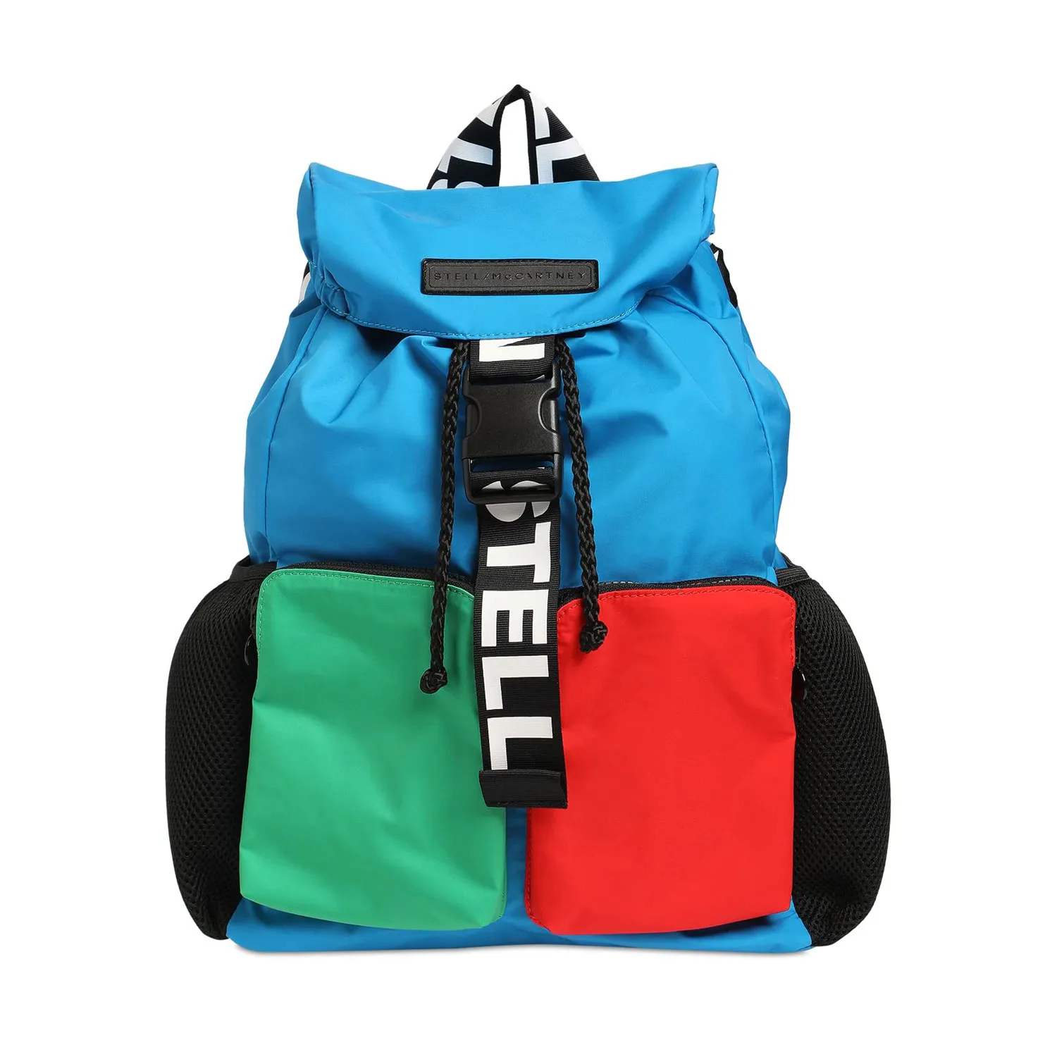 Stella Mccartney Light Blue And Multicolor Unisex Backpack