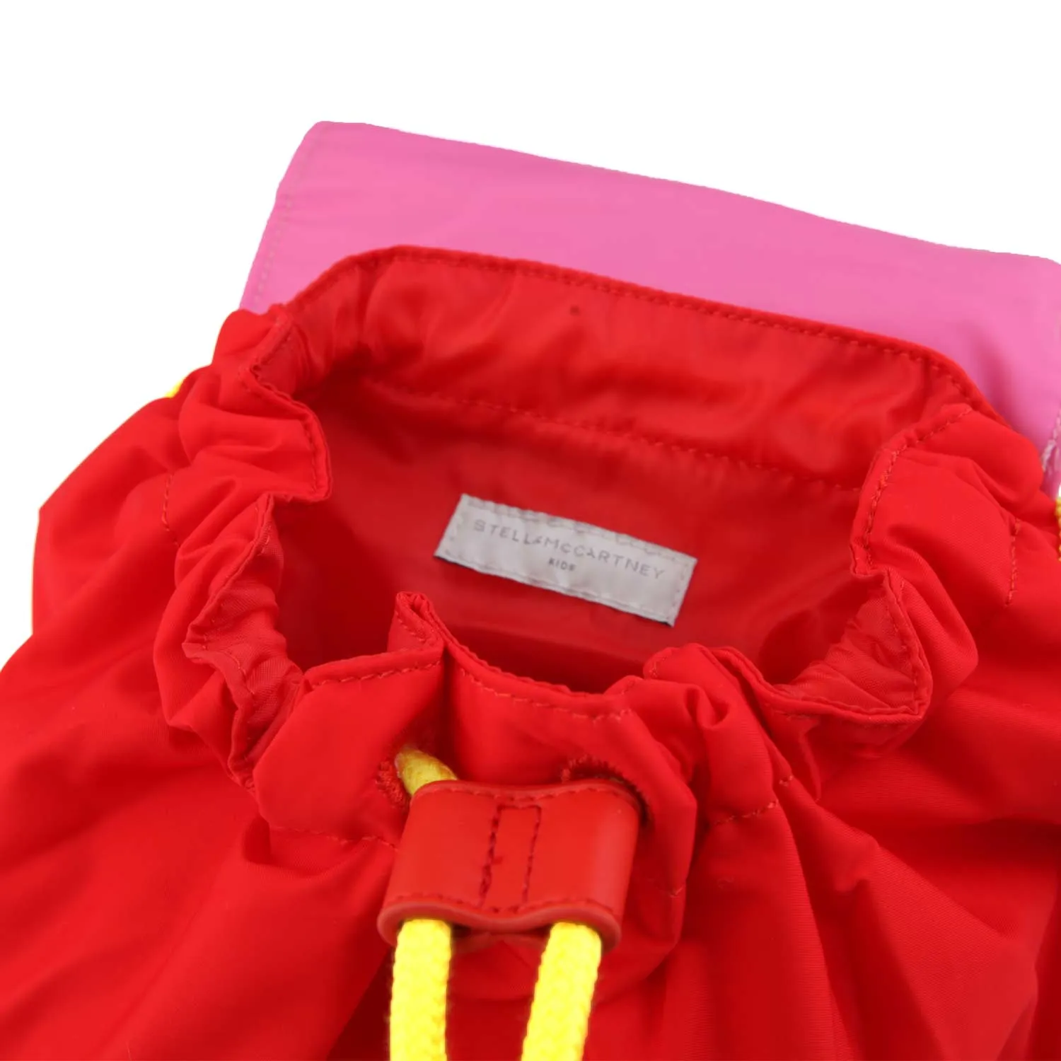 Stella Mccartney Red And Multicolor Backpack For Girls