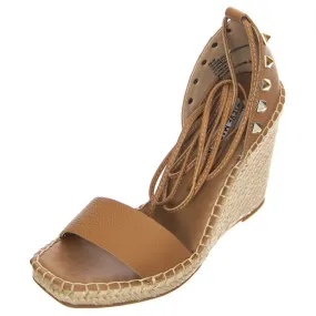 Steve Madden Womens Malani Tan Leath Sandals