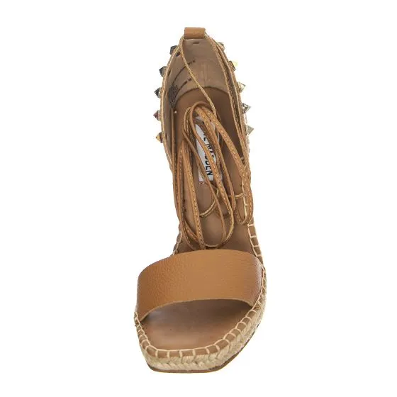 Steve Madden Womens Malani Tan Leath Sandals