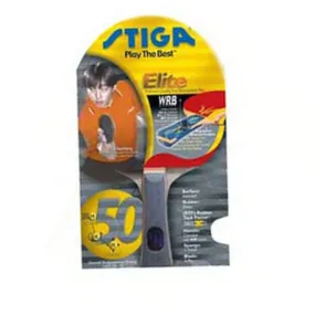 STIGA Elite Table Tennis Bat (Red)