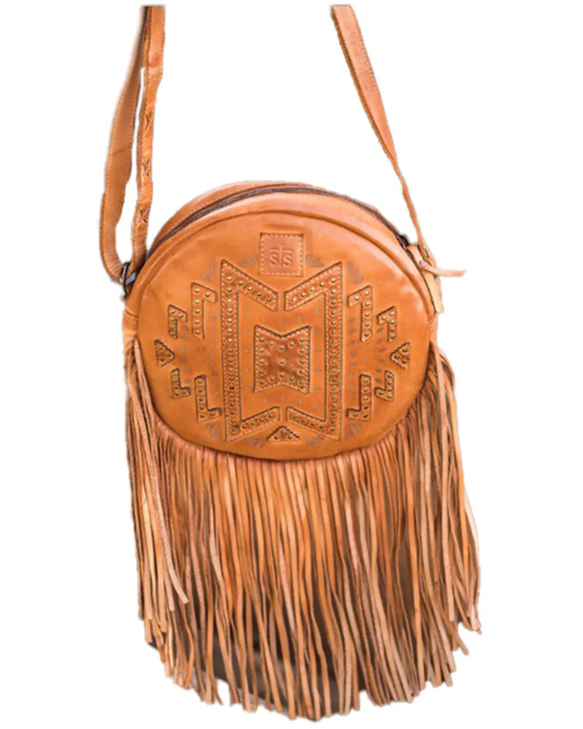 STS Ranchwear By Carroll Women's Wayfarer Fringe Crossbody Bag
