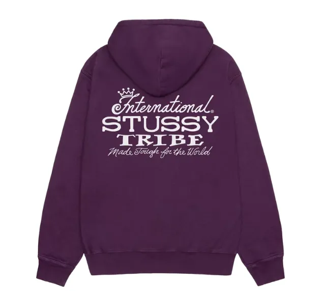 STUSSY IST Hoodie Pigment Dyed 'Purple'