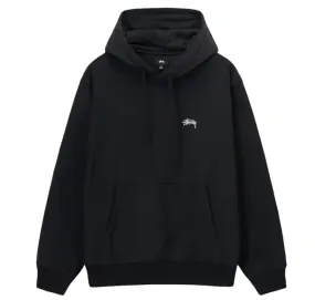 Stussy Stock Logo Black Hoodie