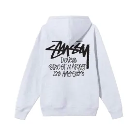 Stussy x Dover Street Market Zip Hoodie Ash Heather