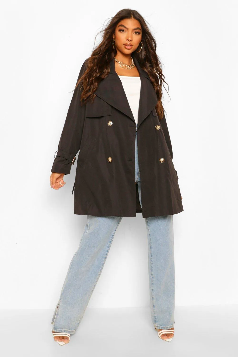 Tall Utility Luxe Trench Coat