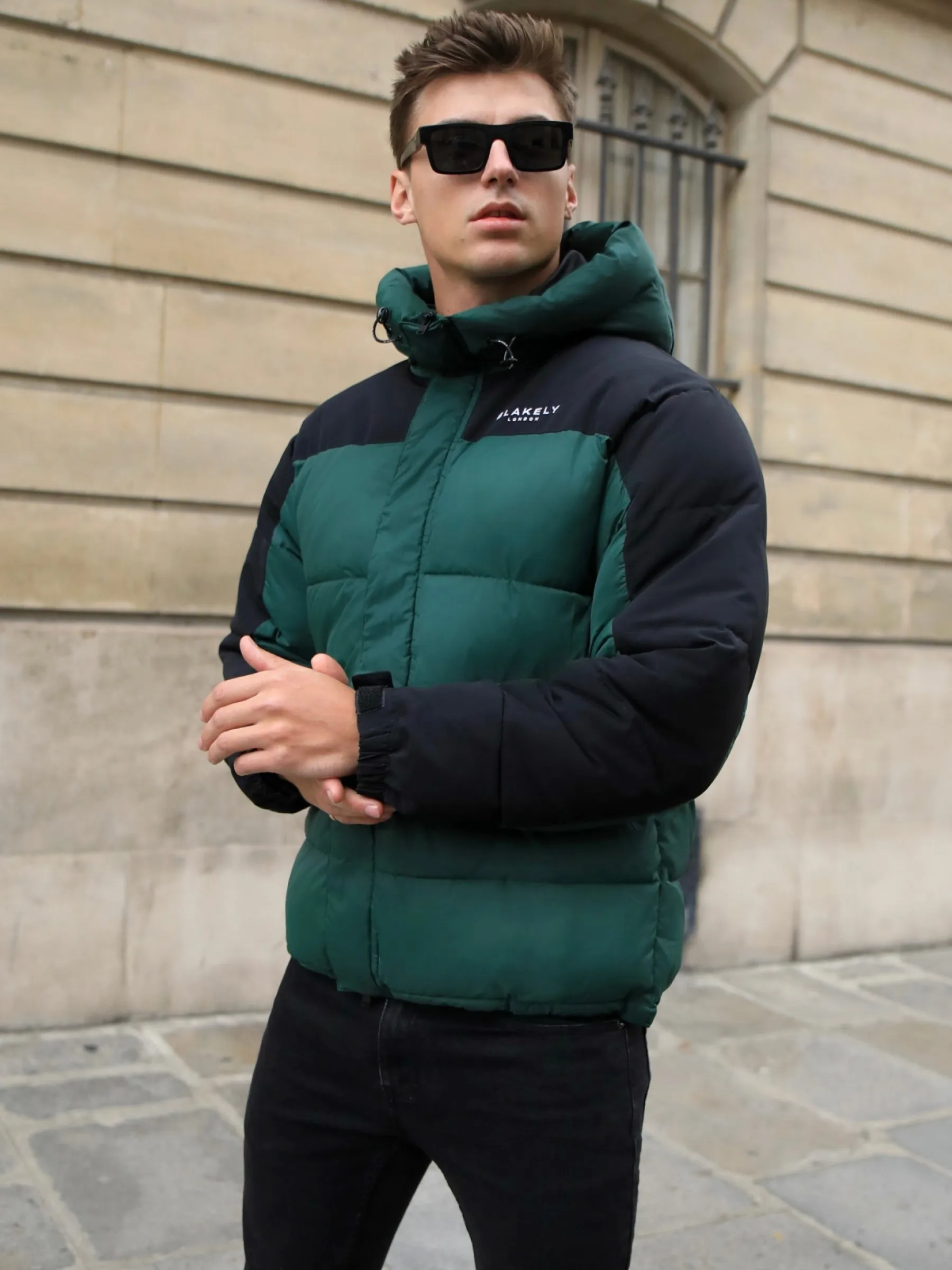 Tampa Puffer Coat - Forest Green