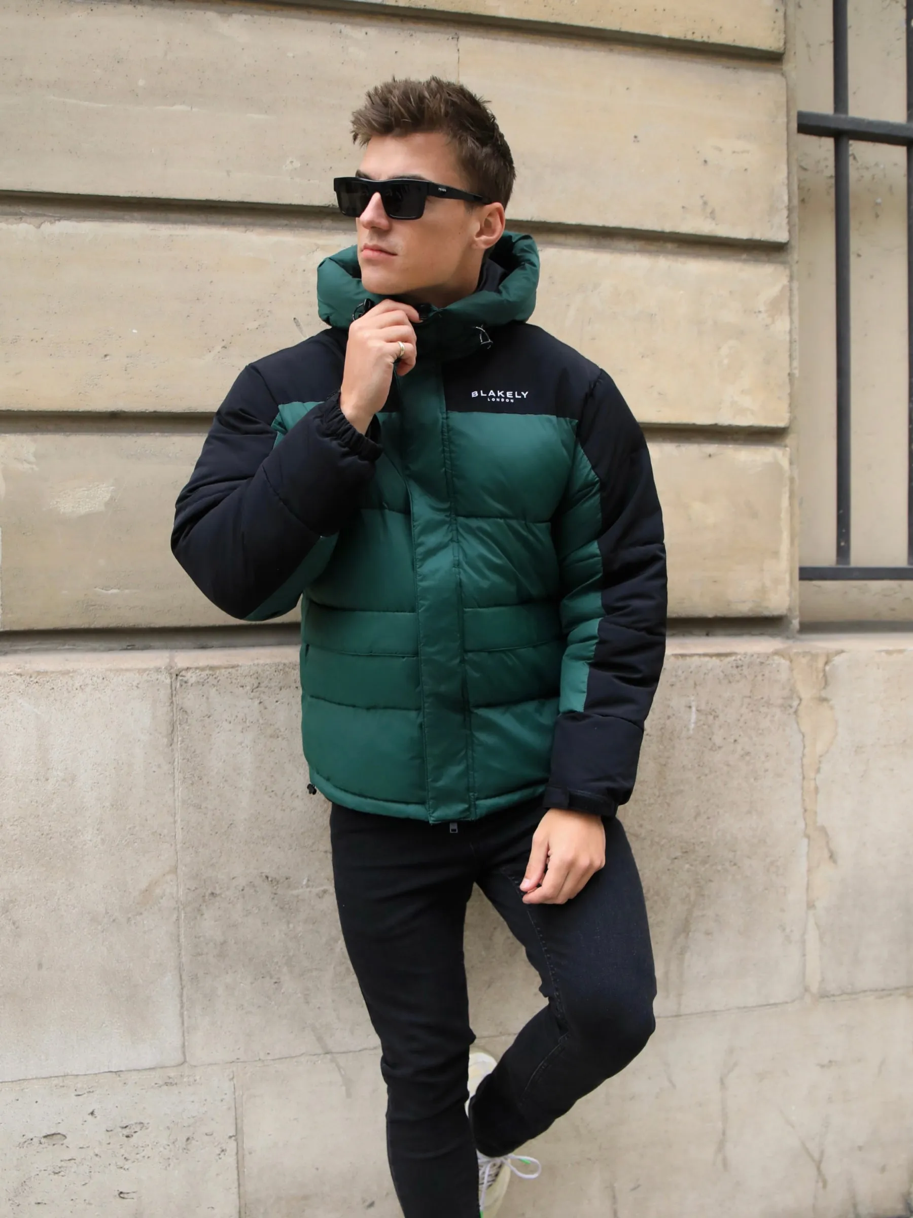 Tampa Puffer Coat - Forest Green