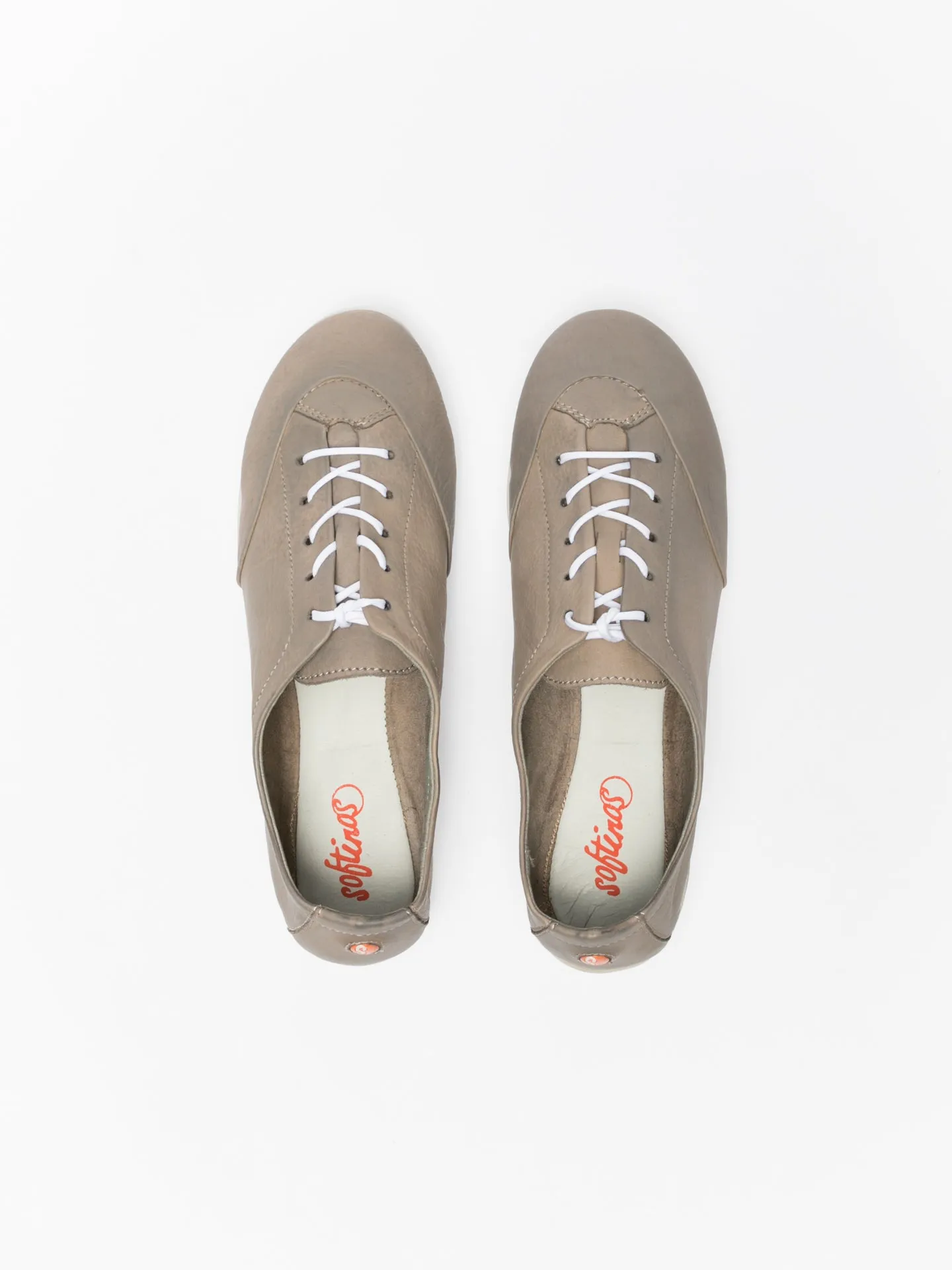 Tan Lace-up Trainers