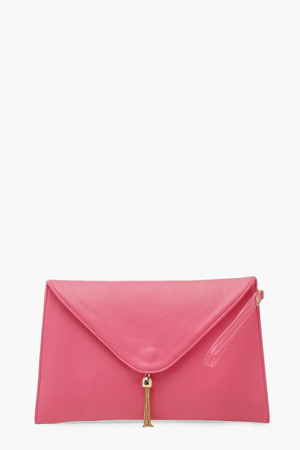 Tassel Basic Suede Clutch