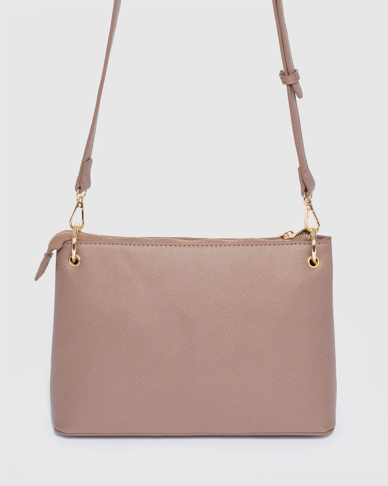 Taupe Sophia Crossbody Bag