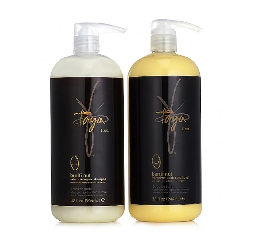 Taya Buriti Nut Shampoo & Conditioner Jumbo Duo