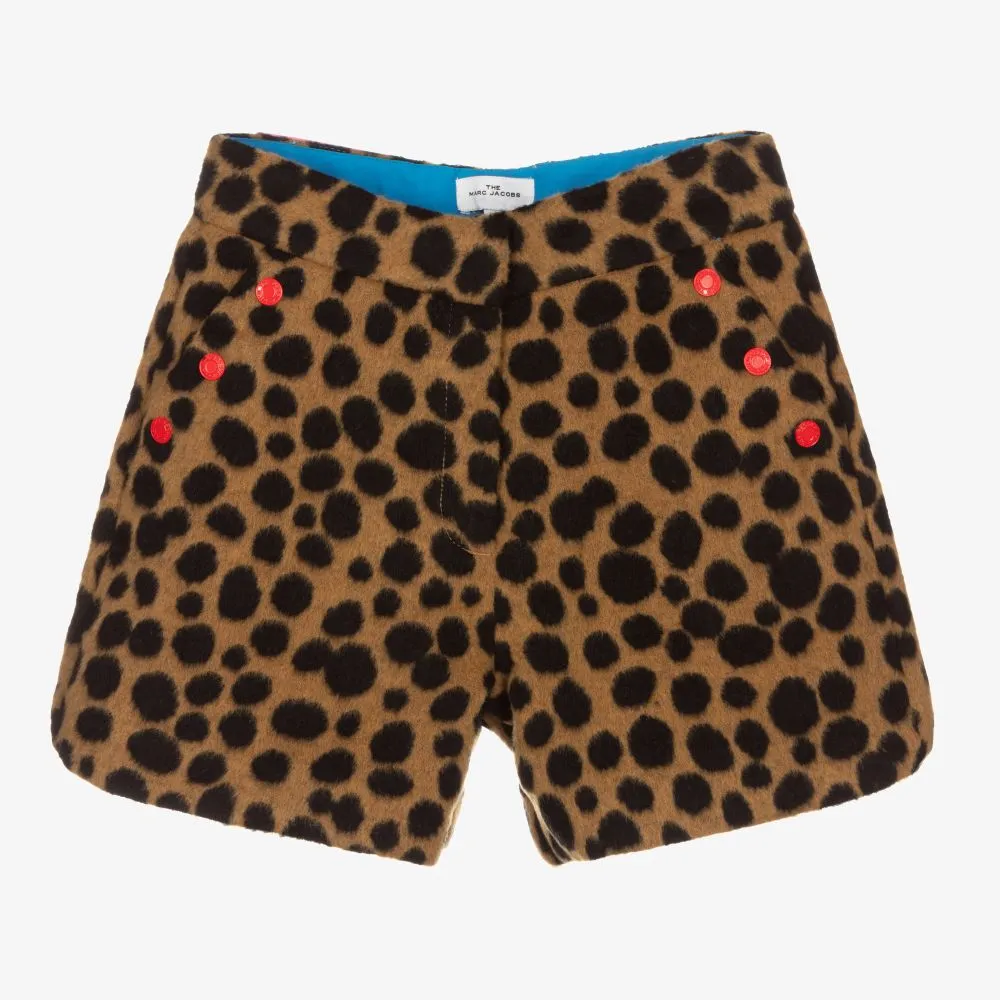 Teen Brown Cheetah Shorts