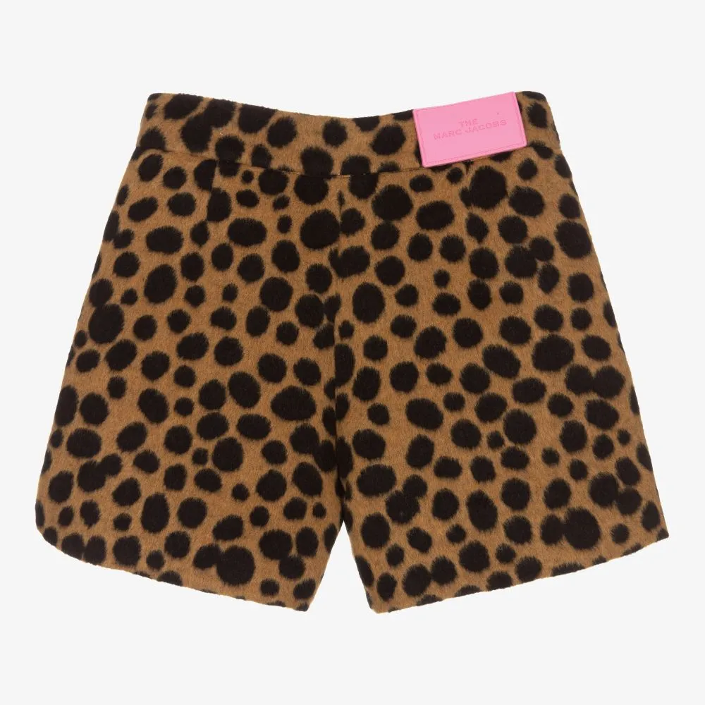 Teen Brown Cheetah Shorts