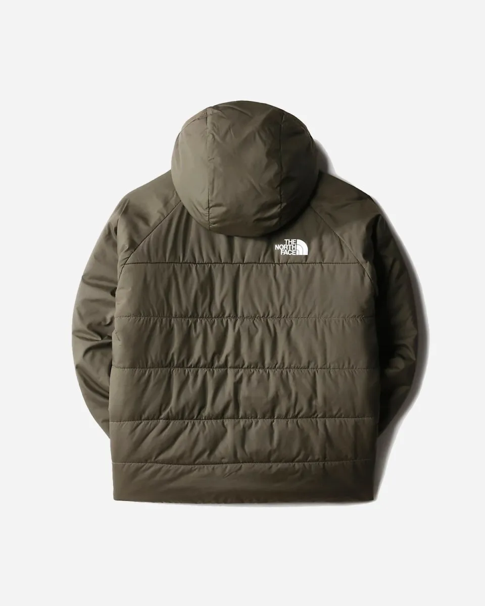 Teens Reversible Perrito Jacket - Taupe Green/Black
