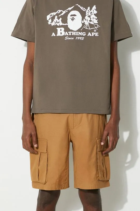 The North Face cotton shorts M Anticline Cargo Short brown color NF0A55B61731