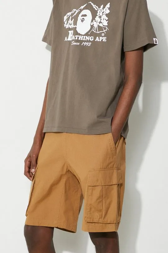 The North Face cotton shorts M Anticline Cargo Short brown color NF0A55B61731