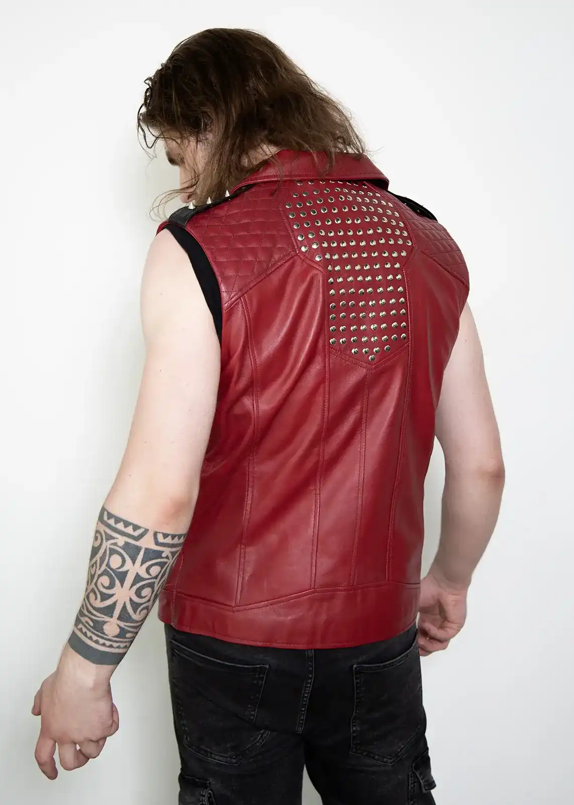 Thor Love and Thunder Vest Jacket | Thors Red Leather Vest