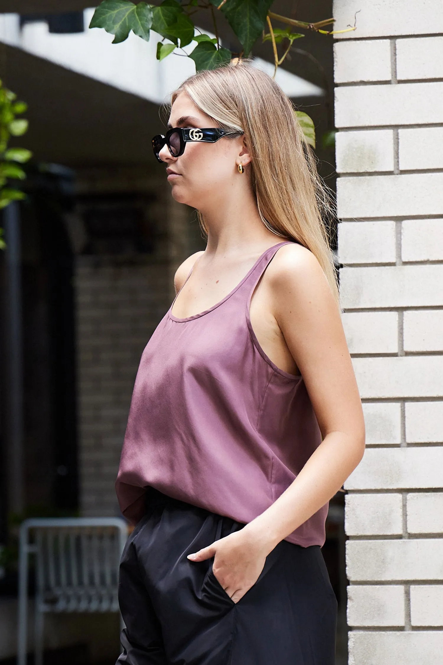 TIBI Silk Habutia Tank