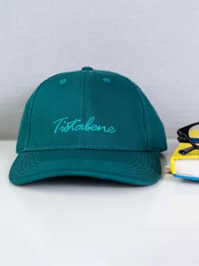 Tistabene Embroidered Teal Blue Free Size Unisex Baseball Caps