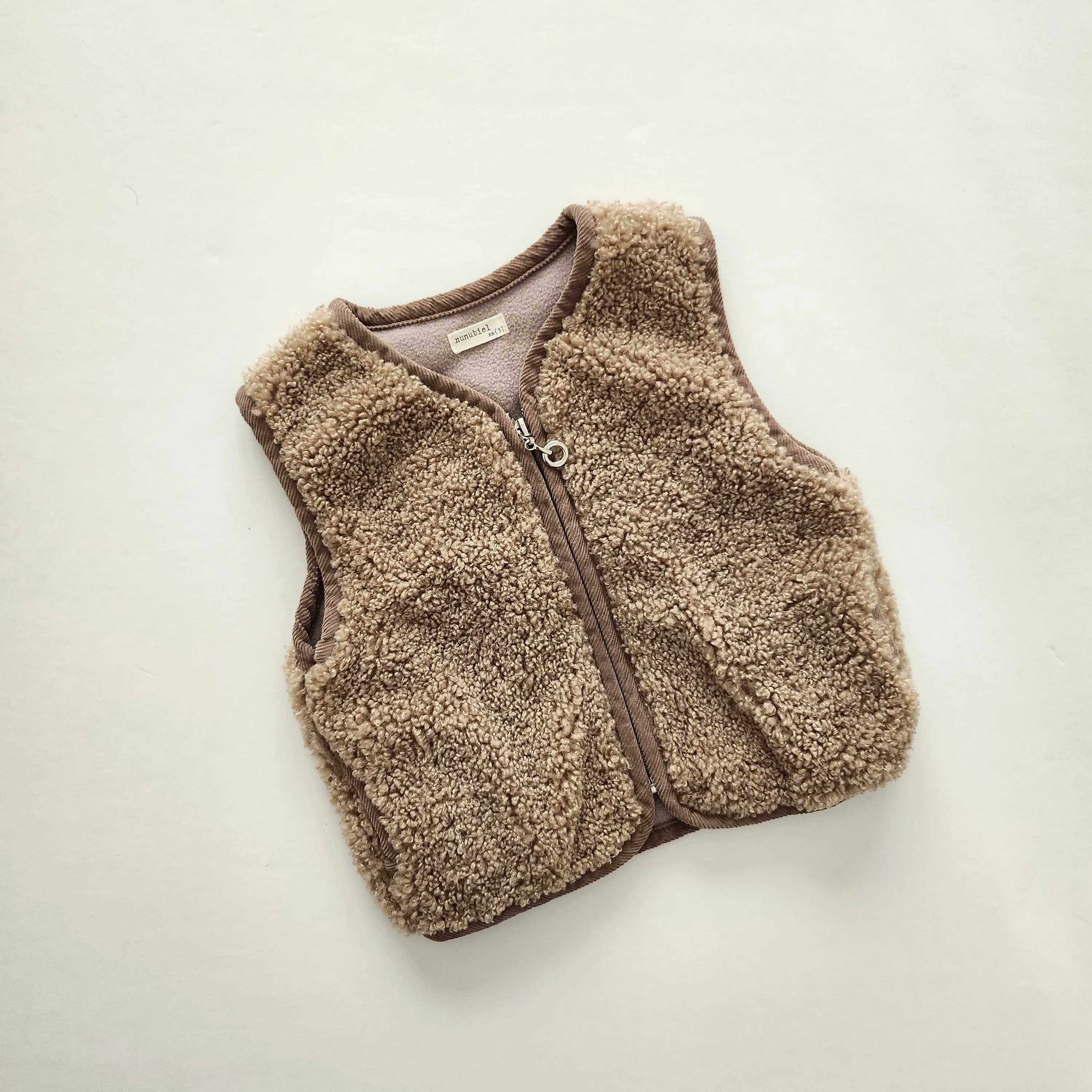 Toddler Nunu Sherpa Zip Vest (1-6y) - 3 Colors