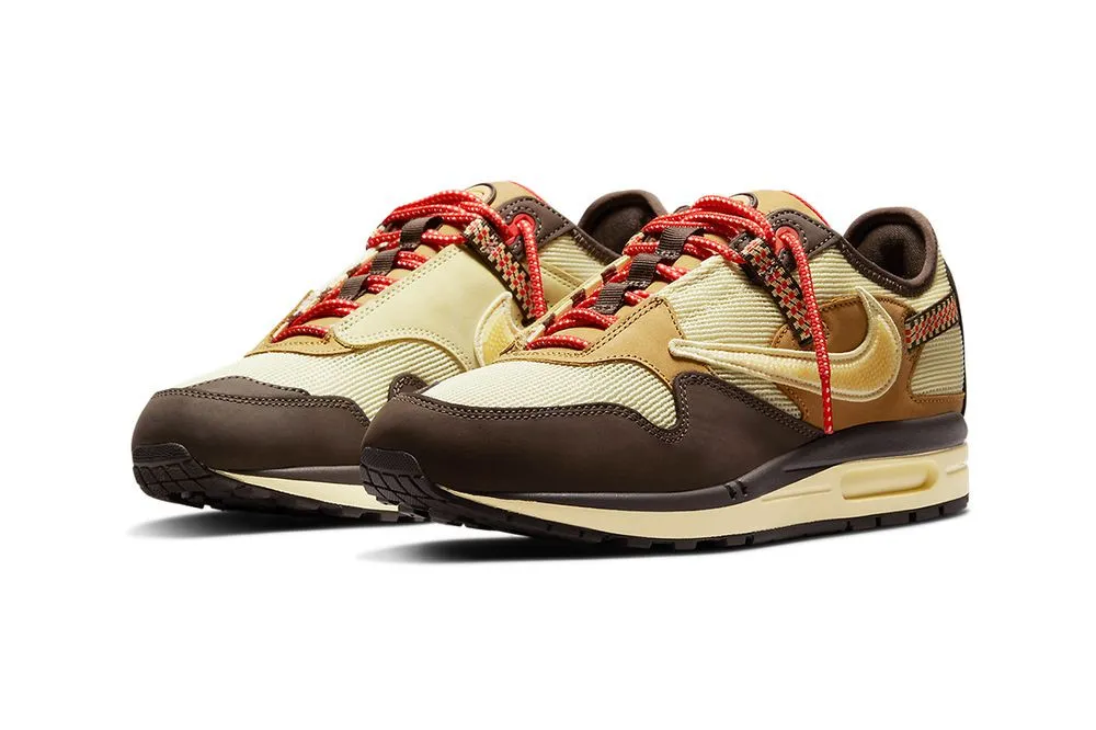 Travis Scott x Nike Air Max 1 Wheat Cactus Jack Baroque Brown DO9392-200