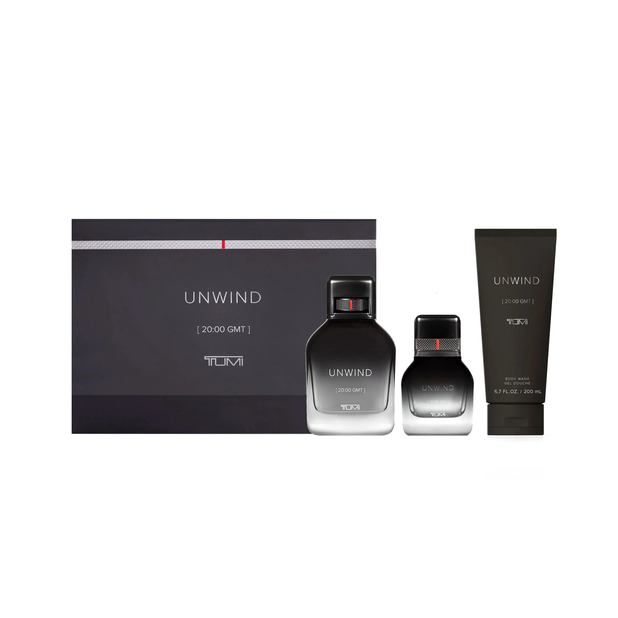 TUMI UNWIND [20:00 GMT] Gift Set - 100ml EDP + 30ml EDP + 200ml Body Wash